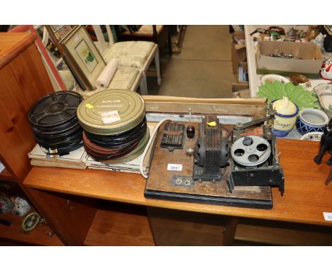 A vintage projector and various reels AF