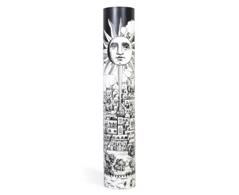 Barnaba Fornasetti (b.1950) for Antonangeli Illuminazione 'Gerusalemme' pattern floor lamp, circa 1995 Lithographic transfer 