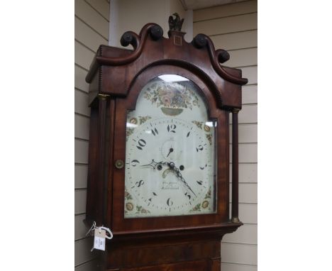 A George III oak 8-day longcase clock H.227cm