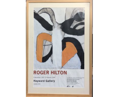 Roger HILTON (1911-1975)Exhibition PosterHayward Gallery 1994This very personal collection of pictures from the painter Rose 