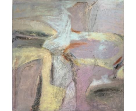 Rose HILTON (1931-2019) Cliffs at BotallackOil on canvasSigned, inscribed and dated 2011 to the back Studio seal to the back 
