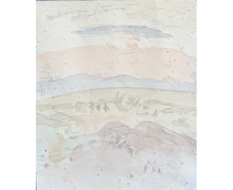 Mary POTTER (1900-1981)LanscapeWatercolour13.5 x 12cmThis very personal collection of pictures from the painter Rose Hilton's