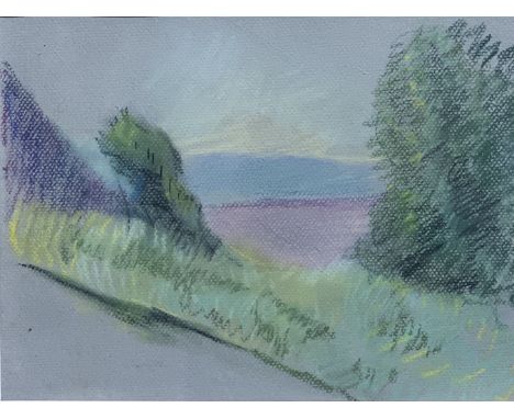 Rose HILTON (1931-2019) LandscapePastelStudio seal to the back 22 x 30cmThis very personal collection of pictures from the pa