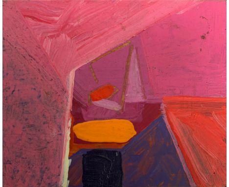 David HAMPTON Arch 8 Acrylic on panel Signed and dated 2000 to the back 13.5 x 16.5cm This very personal collection of pictur