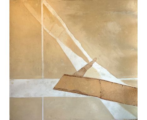 Sandra BLOW RA (1925-2006)Untitled Mixed media including tea, ash and collage197 x 215cm(See illustration)This very personal 