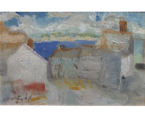 Alice MUMFORD (1965)Bellair Terrace, St Ives Oil on board Signed Belgrave Gallery label to the back 20 x 30cmThis very person