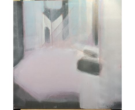 Rose HILTON (1931-2019) The CloistersOil on canvas Signed Further signed and inscribed to the back Studio seal to the back 76