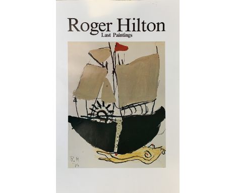 Roger HILTON (1911-1975)Last Paintings10 exhibition posters This very personal collection of pictures from the painter Rose H