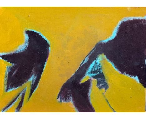 Rose HILTON (1931-2019) UntitledOil on boardStudio seal to the back 30.5 x 40.5cmThis very personal collection of pictures fr