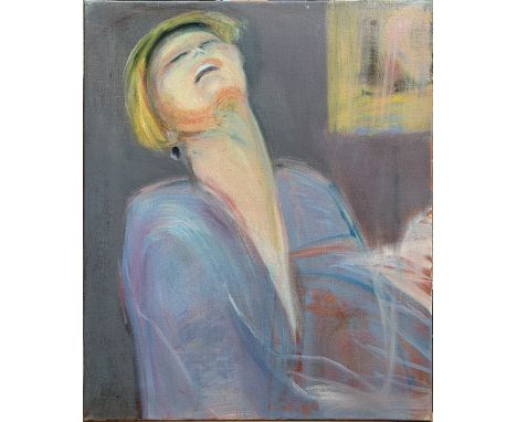 Rose HILTON (1931-2019) Ida KelarovaOil on canvas Signed and inscribed to the backStudio seal to the back 61 x 51cm(See illus