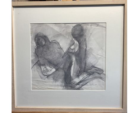 Rose HILTON (1931-2019) NudesGrisaille washSigned and dated '89Studio seal to the back 34 x 38cmThis very personal collection