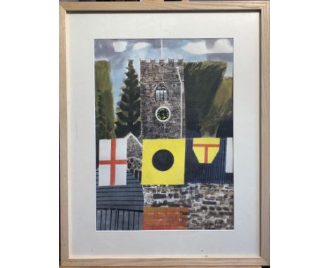 Roland COLLINS May Day, Padstow Gouache Together with four other works from Rose's cottageThis very personal collection of pi