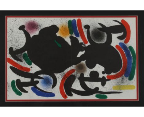Joan MIRO (1893-1983)AbstractOriginal Lithograph from 1970 Reference book II, printed by Mourlot Press, ParisSigned in pencil