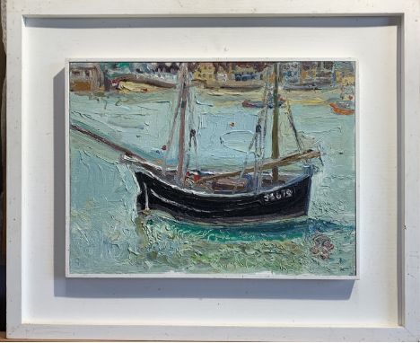 Linda Mary WEIR (1951)The Beautiful Dolly Pentreath, Safe Harbour, Summer, St IvesOil on boardInitialled and dated 03Signed a