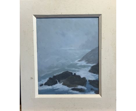 John FOSTER In The Mist Oil on board Signed and inscribed to the back 26 x 20cmTogether with other works from Rose`s cottage.