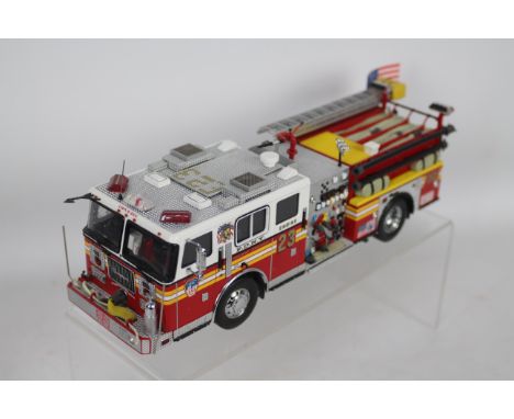 Code 3 Collectibles - A limited edition 2002 Seagrave Model JB in 1:32 scale by Code 3 Collectibles in the livery of FDNY. Th