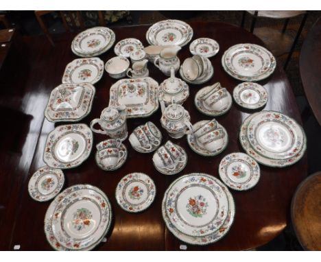 A COPELAND SPODE 'Chinese Rose' design dinner, tea and coffee service