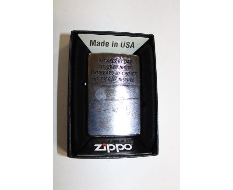 A boxed unused Zippo Lighter 