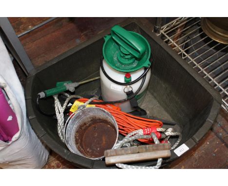 A plastic garden planter and contents Collection Only 