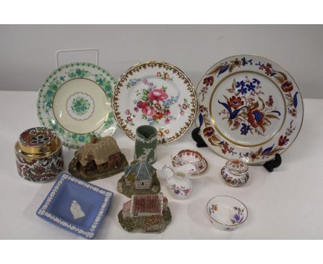 A selection of mixed collectables including Spode &amp; Royal Crown Derby 