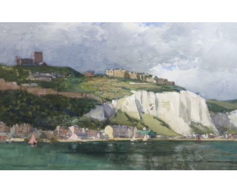 § § Norman Wilkinson CBE (British, 1878-1971) 'Dover'watercoloursigned33 x 51cm***CONDITION REPORT***Watercolour on paper sho