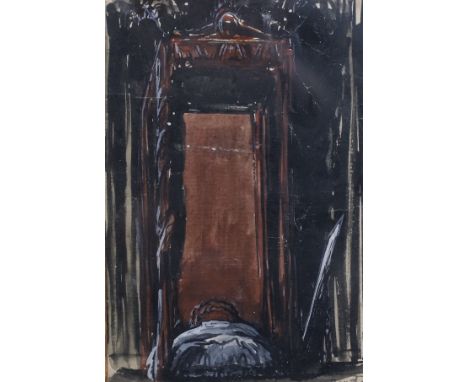 James Ferrier Pryde (Scottish, 1866-1941) 'The Bed'gouache on papersigned14 x 10cm Provenance: Ex Peter Nahum Gallery***CONDI