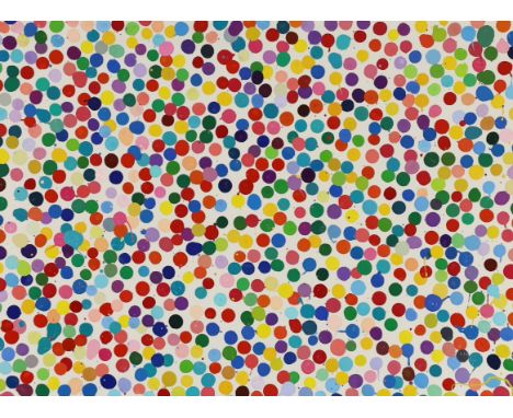 § § Damien Hirst (British, b.1965) Send off in the order of time, no.443, The Currency, 2016unique enamel on handmade paper f