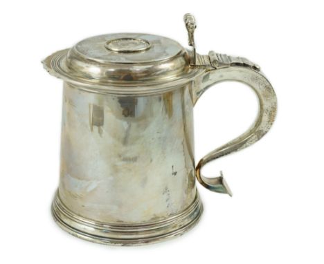 An Elizabeth II limited edition silver tankard, to commemorate the investiture of Charles as Prince of Wales at Caernarvon Ca