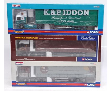 Corgi, 1:50 Scale, a boxed Commercial group. &nbsp;Includes CC13402 ERF ECT Curtainside &ldquo;Torridge Transport Ltd&rdquo;.