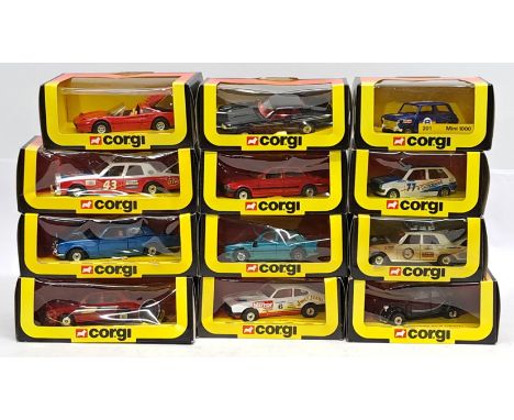 Corgi, 1:36 Scale, a boxed Car group. &nbsp;Includes Ferrari 308GTS, Rolls-Royce Corniche &amp; Mini 1000. &nbsp;Although unc