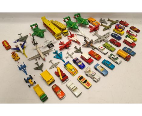 Matchbox, Dinky &amp; Similar, a unboxed Group of Commercial Vehicles. Although unchecked for completeness condition appears 