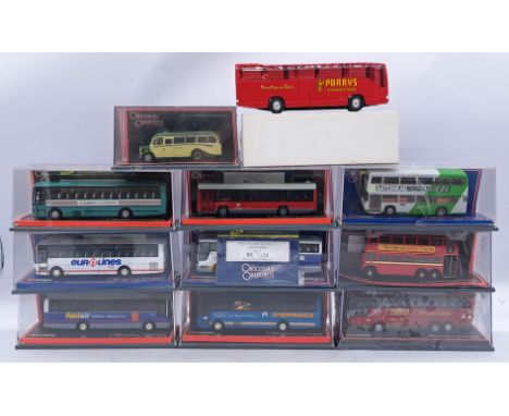 Corgi "Original Omnibus" and similar a boxed group to include; 42713 - Van Hools Alizee "Clarkes Of London" as well as others