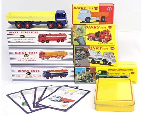 Atlas Editions The Dinky Collection, a boxed &amp; unboxed Commercial group. &nbsp;Includes 943 Leyland Octopus Tanker &ldquo