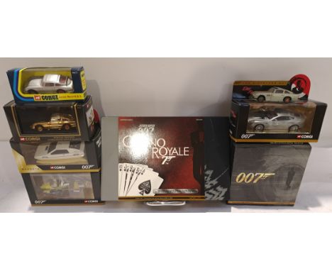 Corgi, a boxed James Bond Group of Vehicles. Includes CC99194 Limited Edition Aston Martin DB5 &amp; DBS with others. Althoug