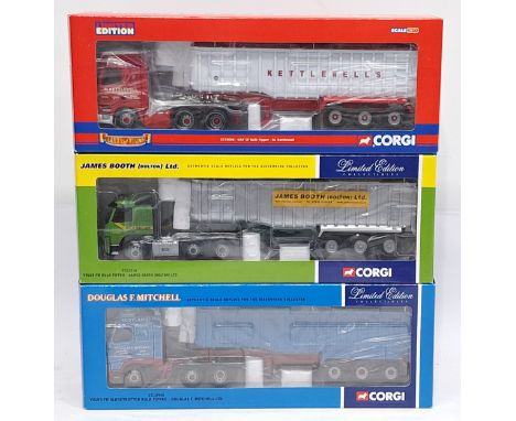 Corgi, 1:50 Scale, a boxed Commercial group.&nbsp; Includes CC13608 DAF CF Bulk Tipper &ldquo;M. Kettlewell&rdquo;. &nbsp;Alt