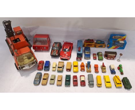 Dinky, Matchbox &amp; Similar, a unboxed and boxed Group of Commercial Vehicles. Although unchecked for completeness conditio