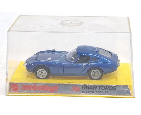 Mattel Mebetoys Gran Toros, Toyota 2000 GT, boxed. &nbsp;Although unchecked for completeness condition&nbsp;generally appears