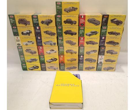 Atlas Editions, a boxed Group of 1:43 Scale Classic Sport Cars. Includes MGB Roadster with others. Although unchecked for com