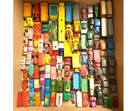 Matchbox, Dinky &amp; Similar, a unboxed Group of Commercial Vehicles. Although unchecked for completeness condition appears 