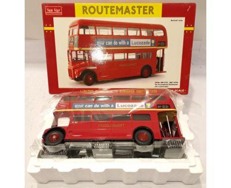 Sunstar, a boxed 1:24 Scale Routemaster Series 2908: RM 870 - WLT 870: The First production Routemaster with a Leyland Engine