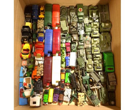 Dinky, Corgi &amp; Similar, a unboxed Group of Commercial Vehicles. Although unchecked for completeness condition appears Fai