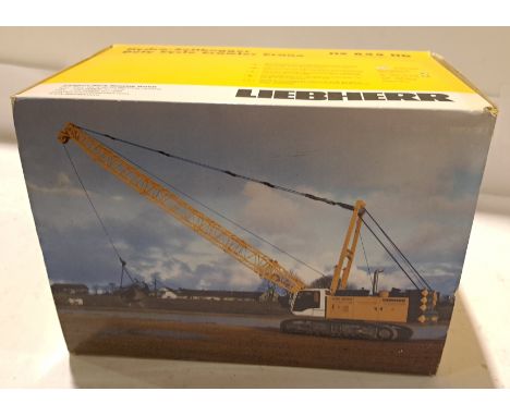 NZG 728 1/50th scale Liebherr HS855HD Duty Cycle Crawler Crane. Although unchecked for completeness condition appears Good to