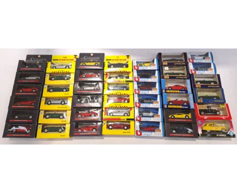 Maisto, Bburago &amp; Similar, a boxed Group of Commercial Vehicles. Includes Street Fire series with others. Although unchec