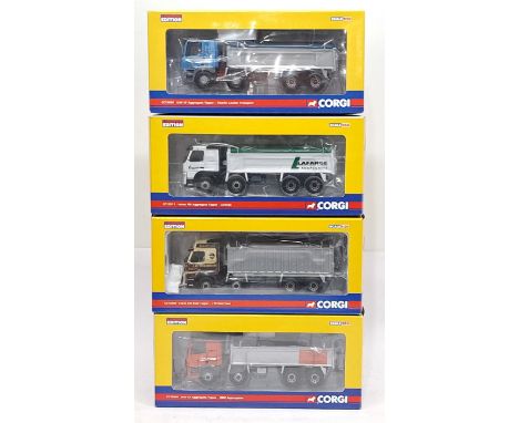 Corgi Rigid Tippers, 1:50 Scale, a boxed Commercial group.&nbsp; Includes CC13604 DAF CF Aggregate Tipper &ldquo;RMC Aggregat