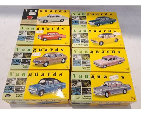 Lledo, a boxed Group of 1:43 Scale Vanguards. Includes VA44000 Austin A60 Cambridge with others. Although unchecked for compl