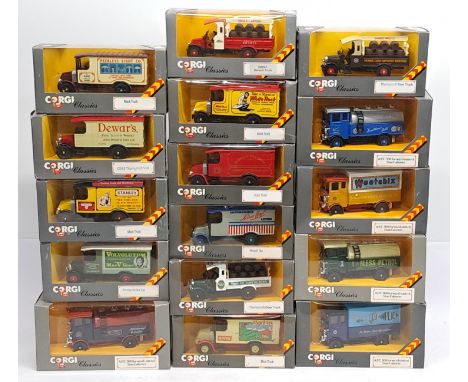 Corgi Classics, a boxed Commercial group. &nbsp;Includes Mack Truck, Thornycroft Box Van &amp; Renault Truck. &nbsp;Although 