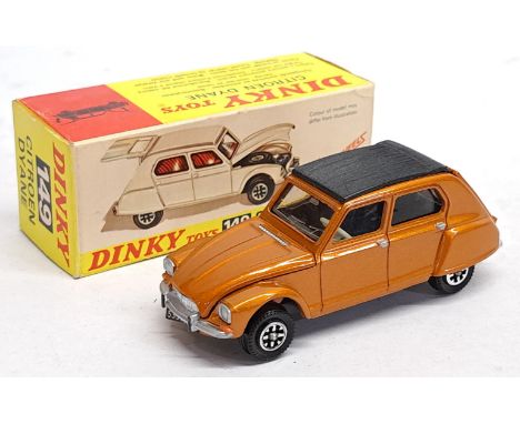 Dinky Toys, 149 Citroen Dyane, boxed. &nbsp;Although unchecked for completeness condition generally appears to be Good in a F
