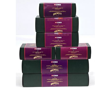 Corgi Premium Edition Showmans Collection, 1:50 Scale, a boxed group. &nbsp;Although unchecked for completeness condition gen