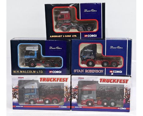 Corgi Truckfest &amp; similar, 1:50 Scale, a boxed Commercial group.&nbsp; Includes CC13220 DAF XF Space Cab &ldquo;Robert La