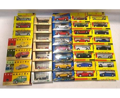 Brumm, Maisto &amp; Similar, a boxed Group of Commercial Vehicles. Includes Sportscar Collection with others. Although unchec